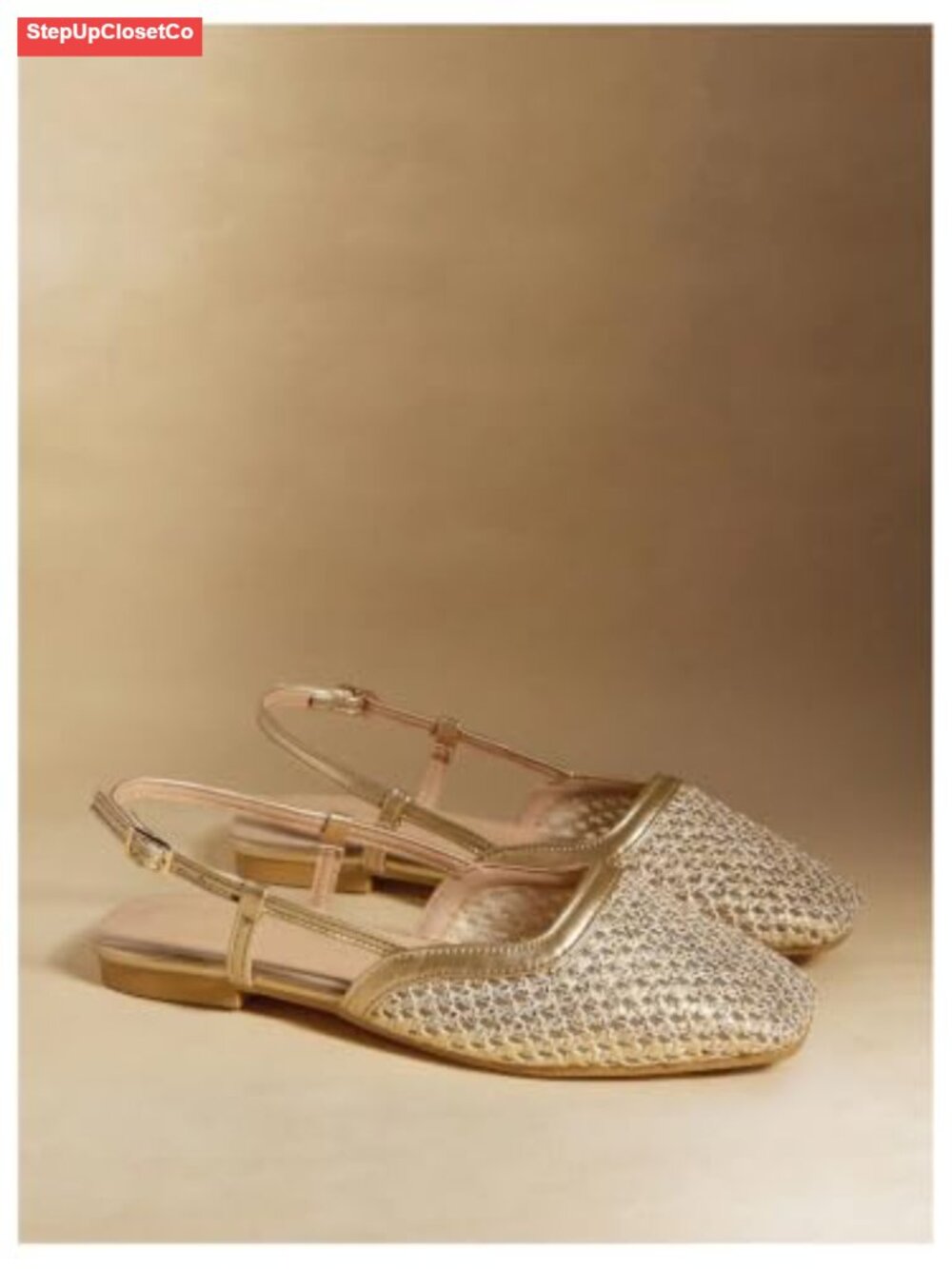 Faux Leather Slingback Flats Square Toe Slide Sandals Casual Beach - Picture 4 of 5